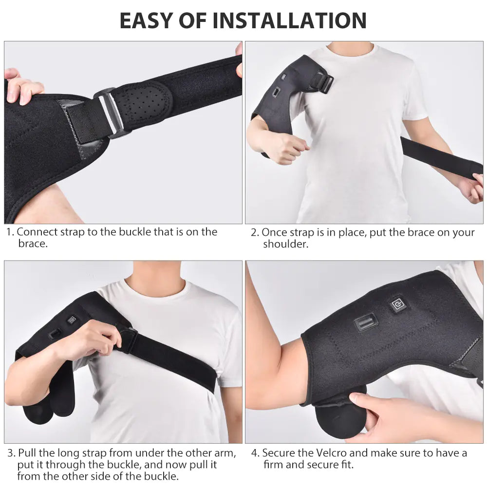 Adjustable Electric Heating Shoulder Support Strap